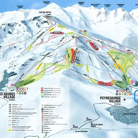 A Peyragudes 6 Pers, Terrasse Sud, Navette, Parking Gratuit, Proche Pistes Et - Fr-1-695-41 Lejlighed *